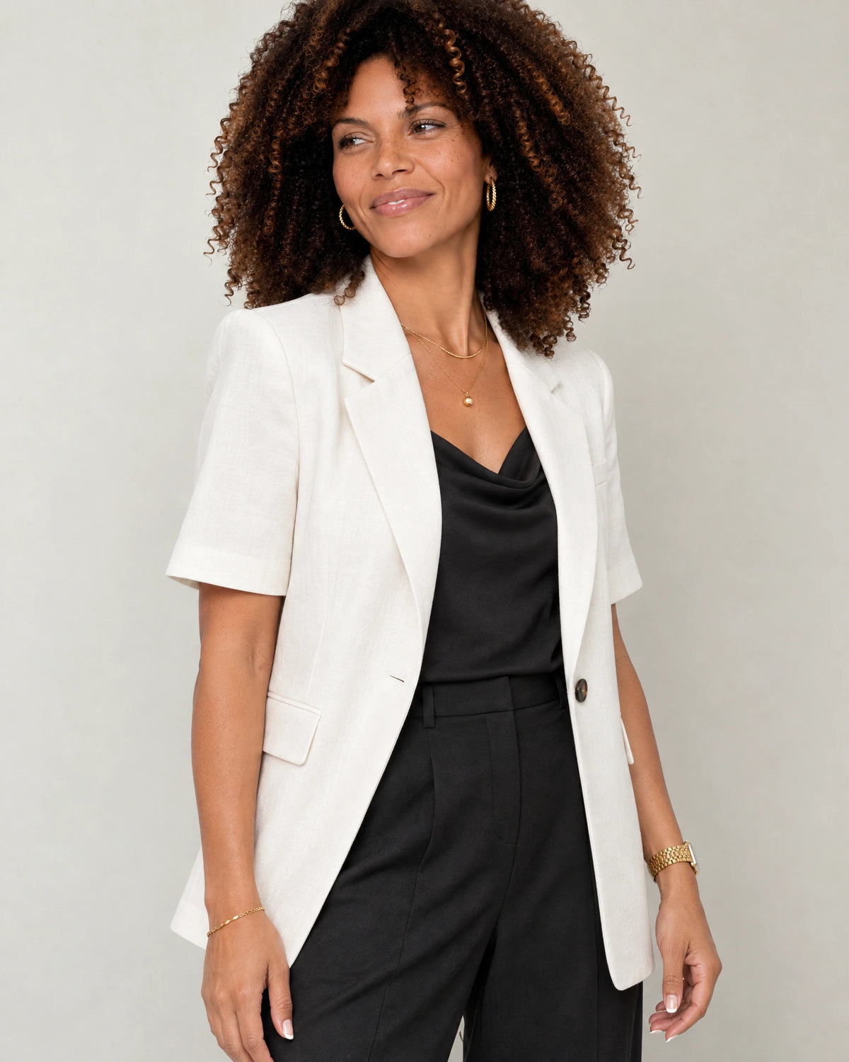 
The Eden Shoulder Pad Blazer campaign 05