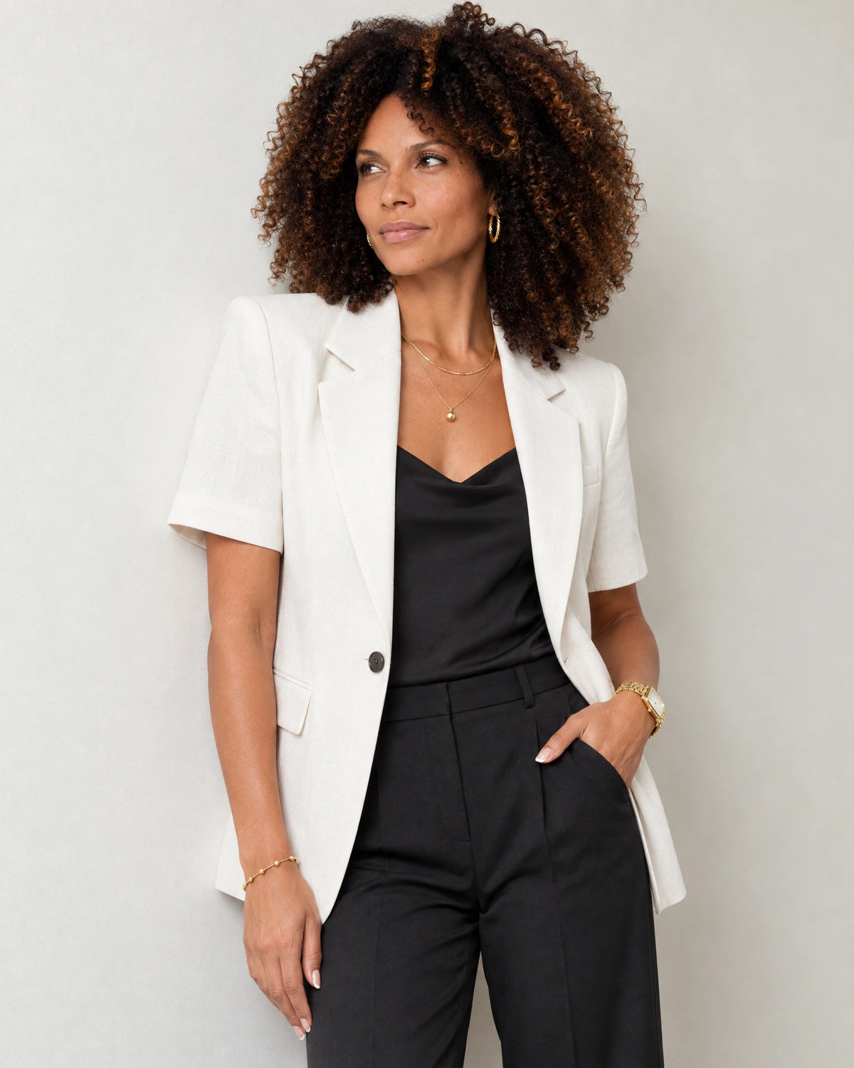 
The Eden Shoulder Pad Blazer campaign 07