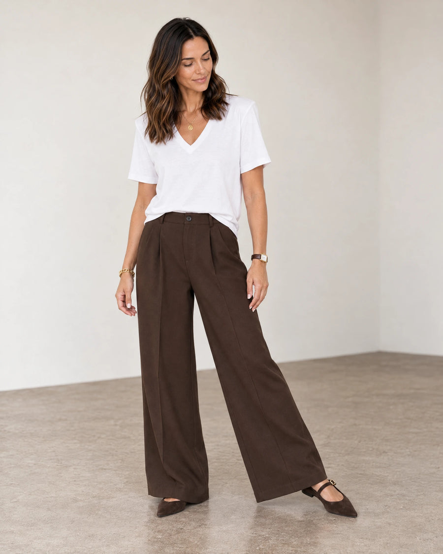 The Elevated Shoulder Pad V-Neck