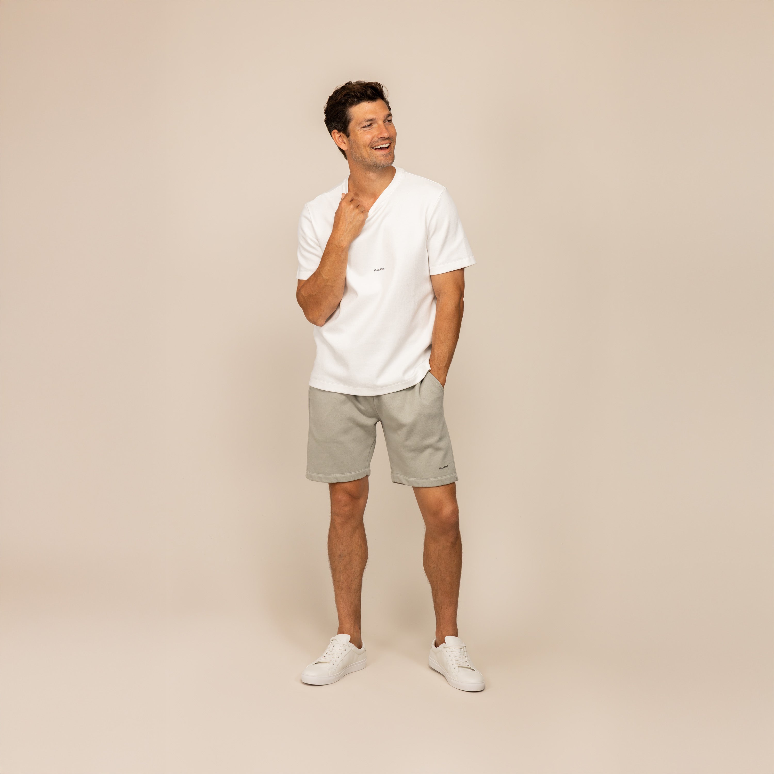 Cotton Fleece Lounge Shorts