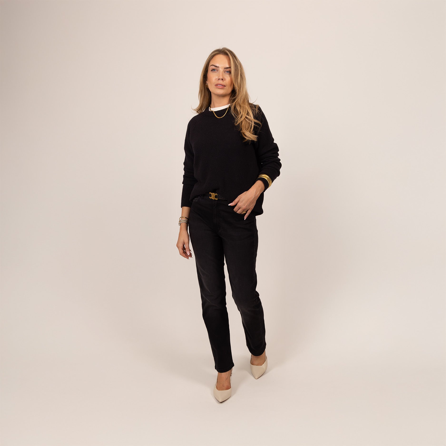 Italian Merino Wool Knit Jumper