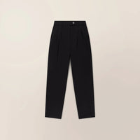 High-Waisted Tapered Trousers