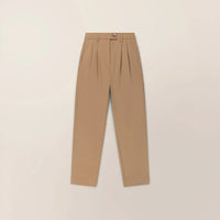 High-Waisted Tapered Trousers