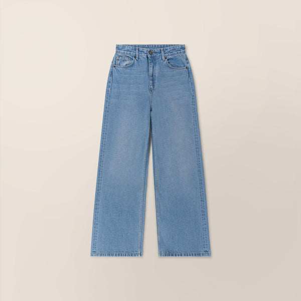 High-Waisted Wide Leg Jeans
