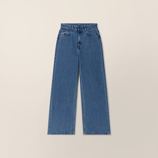 High-Waisted Wide Leg Jeans