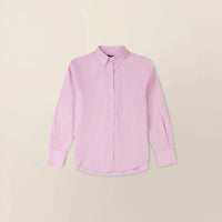 Linen Blend Long Sleeve Shirt