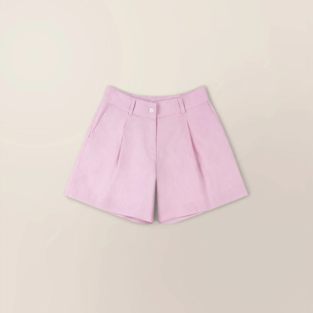Linen Blend Shorts