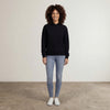 Amber is a UK Size 8 | black | Amber is 5ft 7 / 170cm and is wearing a Size 8.