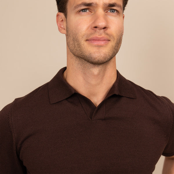 Italian Merino/Cotton Polo