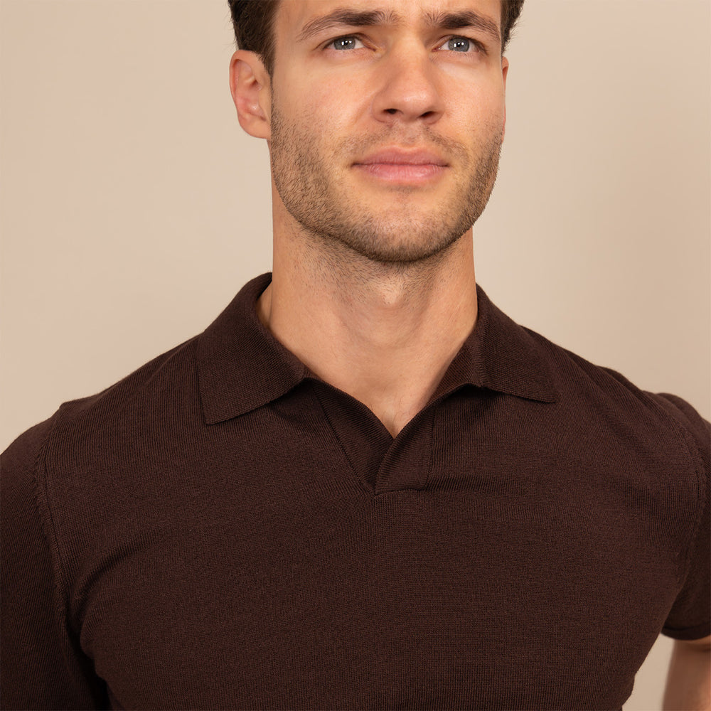 Italian Merino/Cotton Polo
