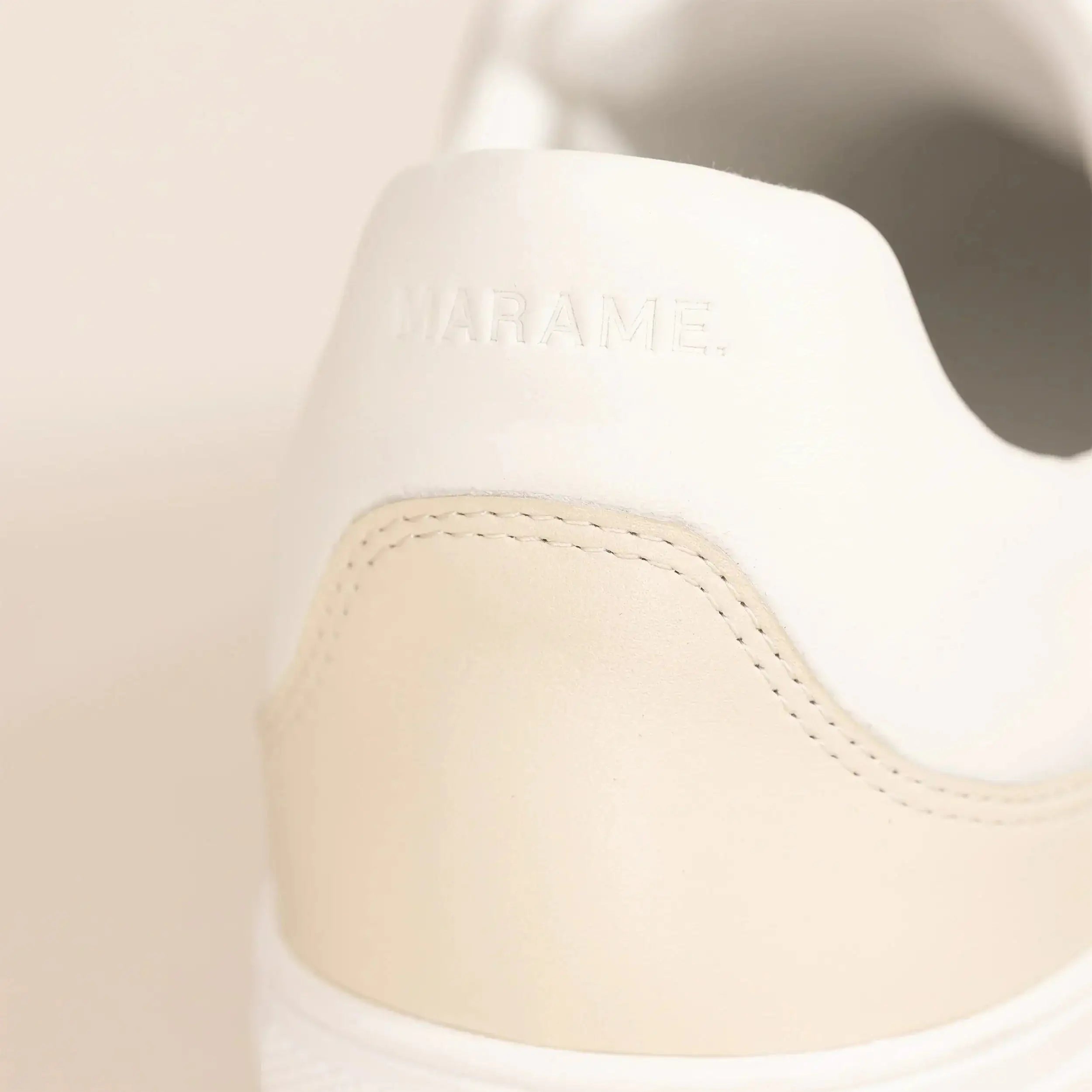 |beige & white