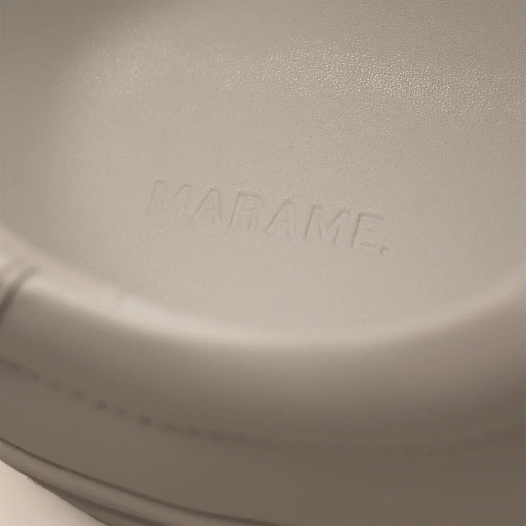 Marame Smart Leather Trainers in White, closeup.|white