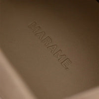 Marame Smart Suede Trainers in Grey, closeup.|grey