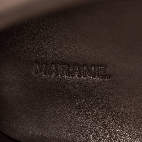 Man wearing Suede Loafers in Burnt Brown, detail. |burnt brown