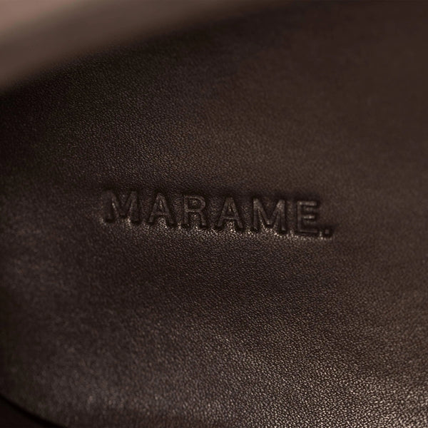 Man wearing Suede Loafers in Burnt Brown, detail. |burnt brown