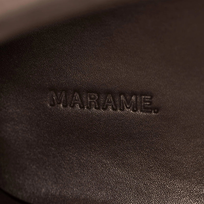 Man wearing Suede Loafers in Burnt Brown, detail. |burnt brown