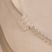 Marame Suede Loafers in Grey, closeup.