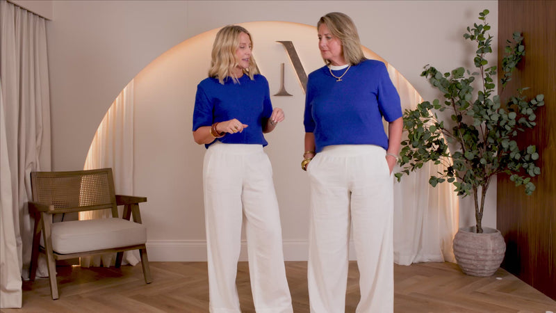The Arla Cashmere Blend Crew Neck