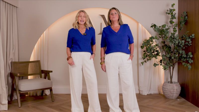 The Arla Cashmere Blend V-Neck
