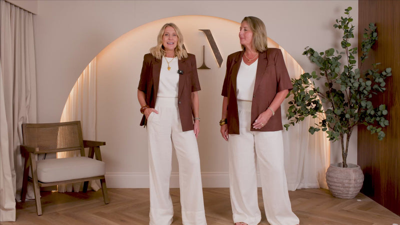 The Amara Linen Trouser