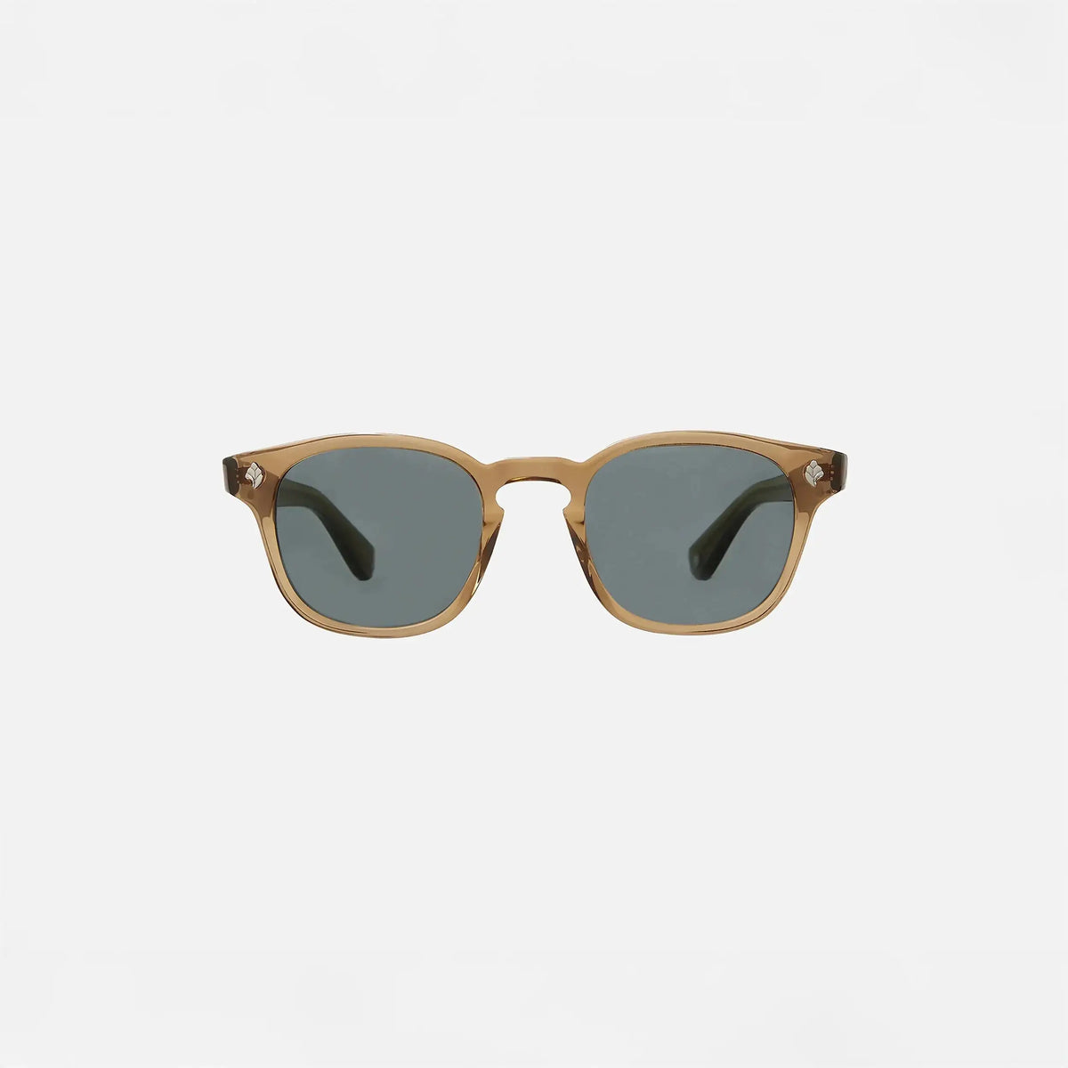 
Garrett Leight Ace Sun Sunglasses in Caramel, front view.