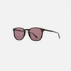 Garrett Leight Kinney Sun Sunglasses in Matte Black, side view. | matte black
