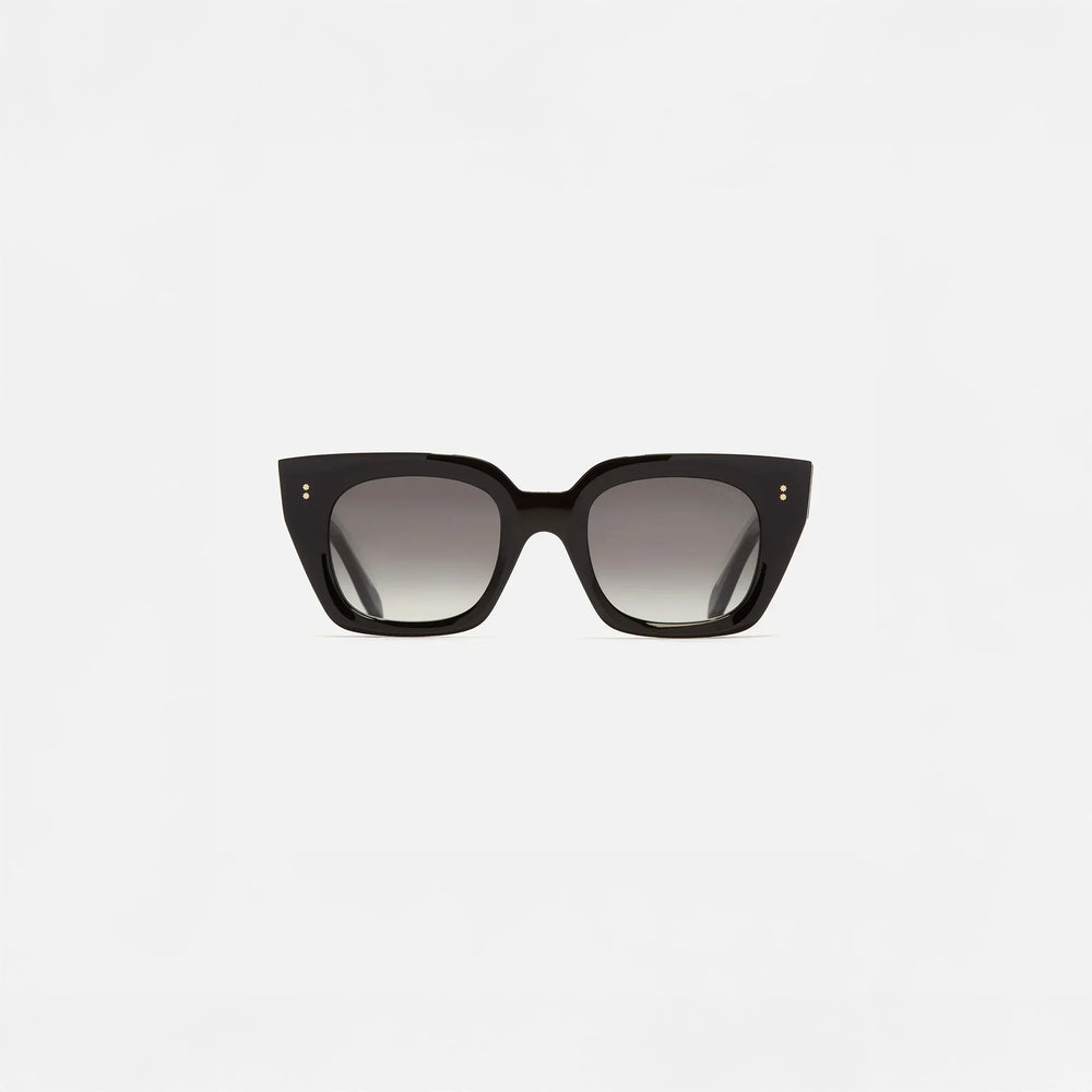 Womens Cutler and Gross Square Sunglasses 1422 in Black, front view.