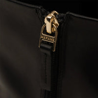 Marame Leather Ankle Boots in Black, detail. |black