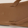 Marame Leather Flip Flops in Brown, detail |brown