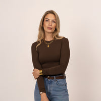 Long Sleeve Fitted T-Shirt